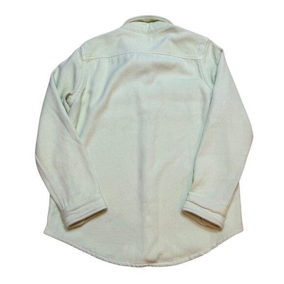 Outerknown Womens Chroma Blanket XS/S Light Green Organic Cotton Shacket - Picture 3 of 7